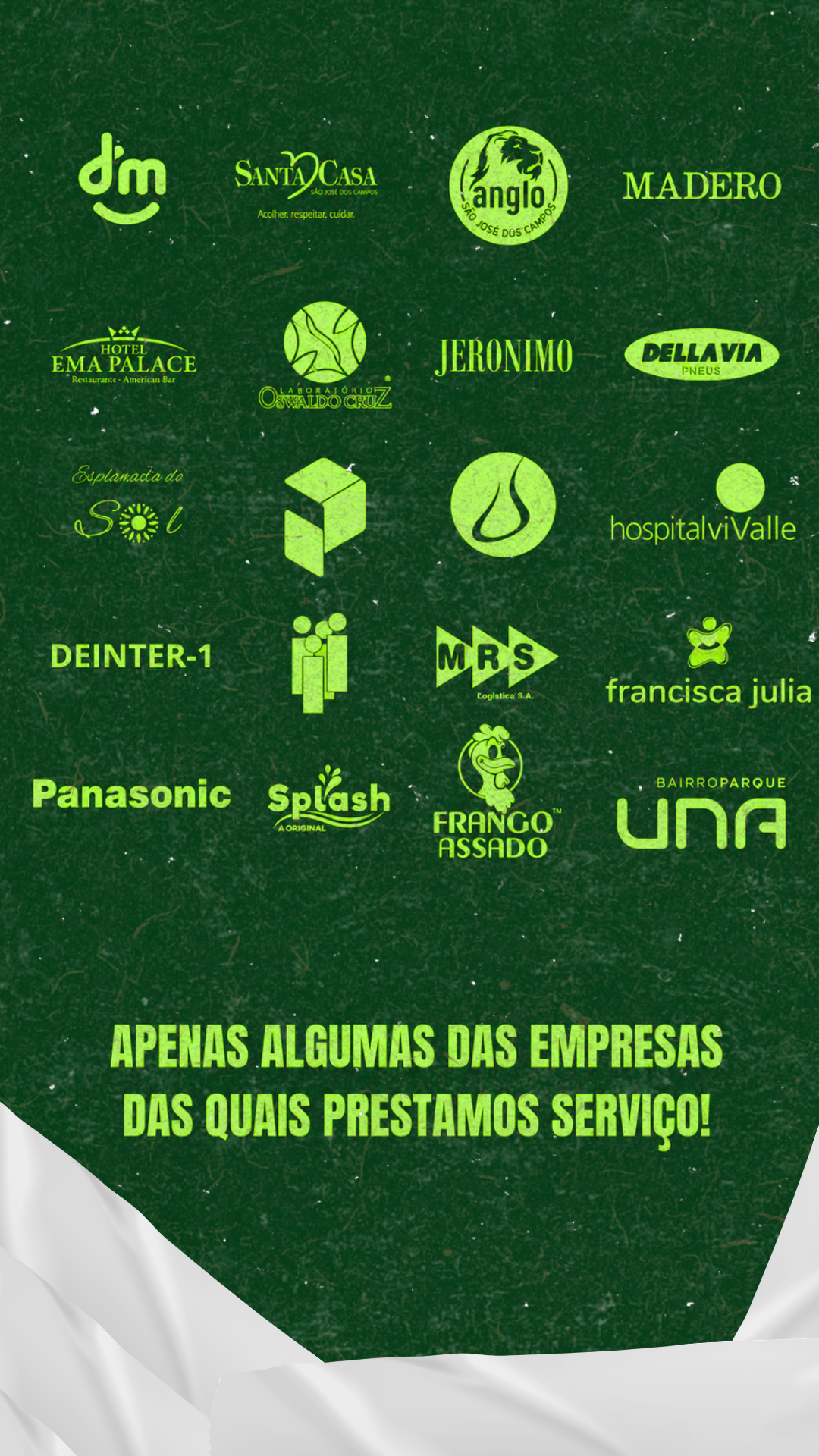 Empresas parceiras da Garden Delivery